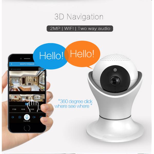 Smart Net CCTV WIFI Wireless 1080P PTZ Camera With Micro SD Card Slot
