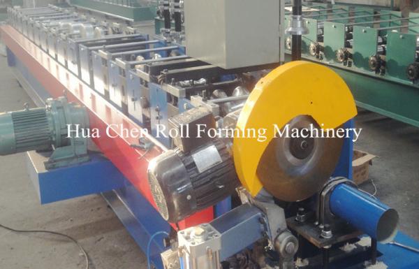 Quality Color Steel Sheet Circular Downspout Roll Forming Machine With 15 Rows for sale