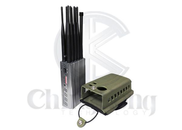 Quality Portable Mobile Phone Signal Jamming Device With Bigger Hot Sink And Battery Lojack for sale