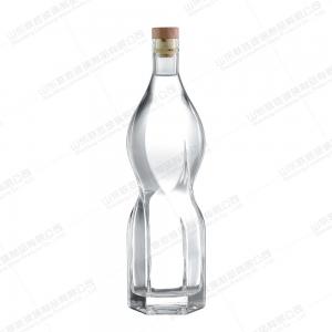 China Hot Stamping Glass Surface Handling Custom Tequila Wine Glass Bottle Customization on sale