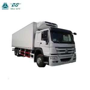 China Refrigerated Box Container Heavy Cargo Truck 6x4 Diesel Fuel Type Maximum Speed 96km/H wholesale