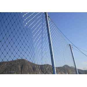 8m Width Stainless Steel Wire Rope Netting Mesh Screen