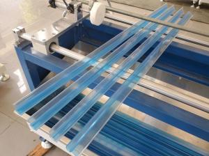 China 3 Extruder Transparent PVC Profile Extrusion Line Shelf Talker Extrusion Machine wholesale