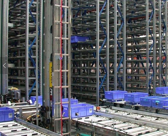 Quality Robot Welding ASRS Warehouse System , Radio Shuttle Racking With Laser Positioning Technology for sale