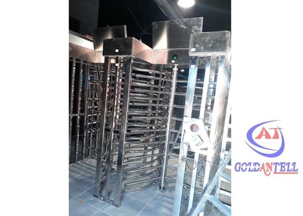Quality QR Code RFID Reader Access Control Turnstile Gate Pedestrian Control For Office School Gym for sale