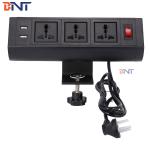 aluminum alloy movable electrical power track socket outlets/conference table