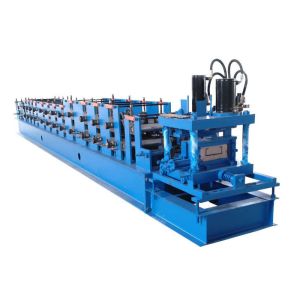 China Cold Iron Steel C Purlin Roll Forming Machine With PLC Computer Control Systerm wholesale