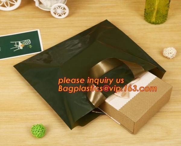 soft loop handle colour plastic hdpe shopping bag,loop handle plastic bag handle plastic shopping with soft handle bag