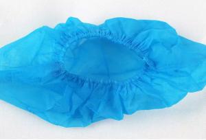 China Non Woven Blue Shoe Covers Disposable Anti Skid Soft Eco Friendly wholesale