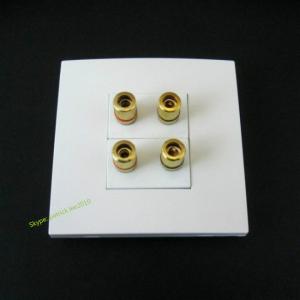 China 5.1 Home Speaker Left Right Channels Speaker Connectors x 2 Good Value 86X86 mm on sale