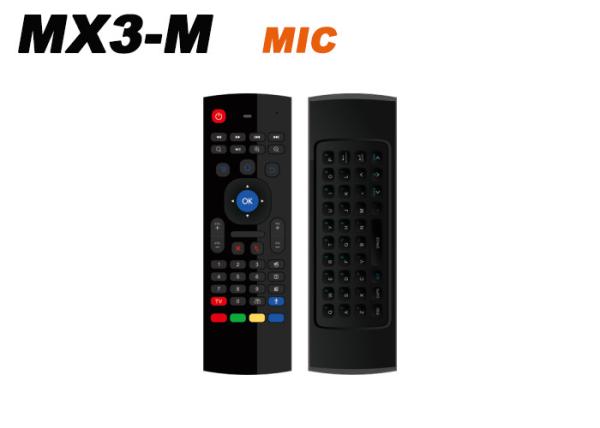 MX3-M Air Mouse with Microphone Voice IR Learning 2.4G Wireless Mini Keyboard