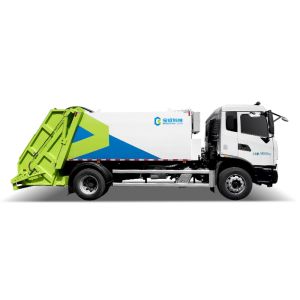 Automatic Compressed Garbage Truck Rear Loaders Garbage Compactor Truck