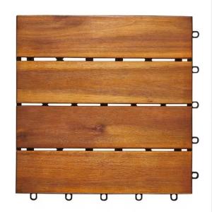 China WPC HDPE Diy Interlocking Deck Tiles Flooring Wpc Wood Plastic Composite Decking wholesale