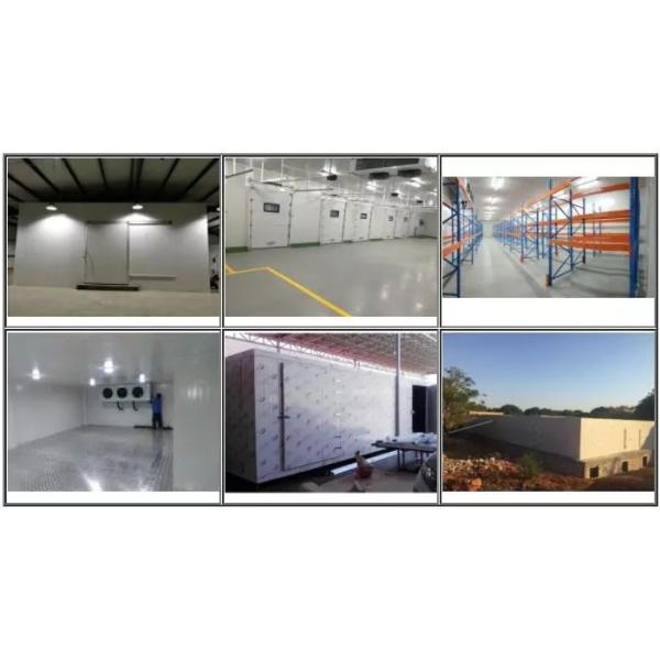 Walk In Chiller Cold Storage Room With PU Panel For Meat / Vegetable