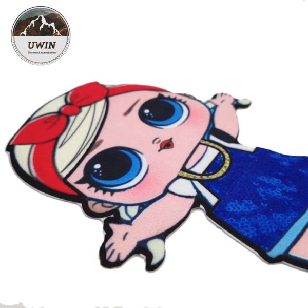 Popular Sequin Embroidered Badge Patch LOL Various Shapes With Sew On Backing