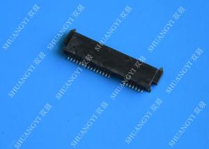 China Lightweight Through Hole SAS To SATA Connector Rectangular 6 Gbps 22 Position wholesale