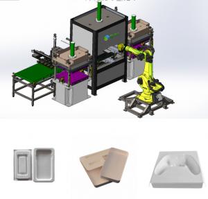 China Paper Bagasse Pulp Molding Machine Low Noise Bagasse Plate Making Machine wholesale