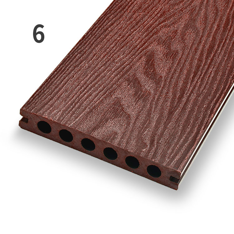 3D Composite Plastic Wood Deck Boards Leak Proof Composite Decking