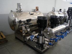 Multistage Horizontal Centrifugal Pump System With Control Panel