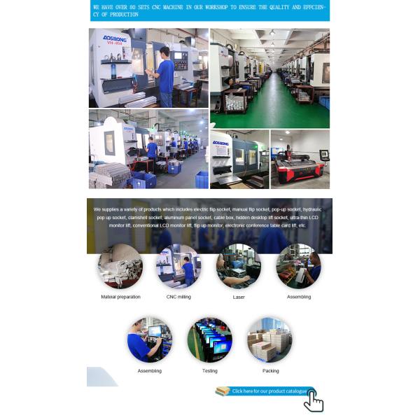 Universal Electrical Outlet 32A Power Track Socket for Wall and Table Socket Outlet