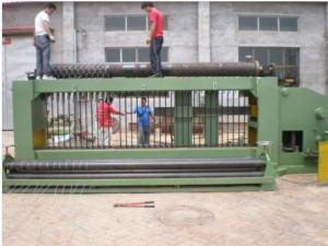 China 4300mm Weaving Mesh Width New Double Rack Drive Gabion Box Machine, Hexagonal Mesh Machine on sale