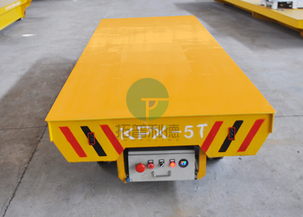 Battery Operated Container Rail Die Block Transfer Wagon Material Handling