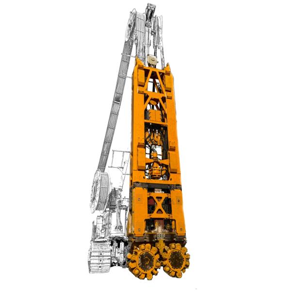 Underground Trench Cutter Machine Diaphragm Wall Trench Cutter Milling Machine