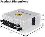 28 1out 500vdc Longmax Solar Panel Pv Combiner Box With 4 In And 1 Out protect