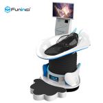 Double Seats Arcade Game VR Slide / VR Shooting Machine With Two Egg Cabins