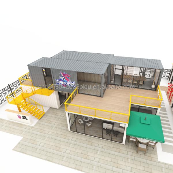 Galvanized Steel Square Tubes Main Structure for Custom Hotel Container House Design and Construction