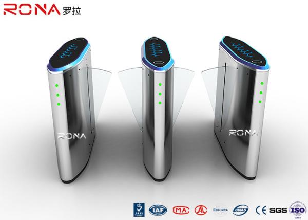 Access Control Turnstile Barrier Gate Drawing Process RS232 / RS485 Communicatio