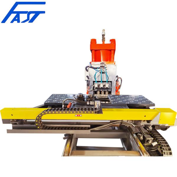Quality CNC Connection Plate Punching Machine FAST CNC Tower Connecting Plate Hydraulic Automatic  Punching Marking Machine for sale