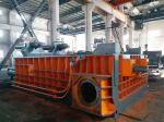 Portable Scrap Baler Machine / Baling Press Machine 315 Tons Force Cuboid Block