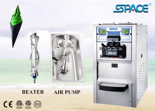Quality Table Top Style Three Flavor Ice Cream Machine With Digital Display System for sale
