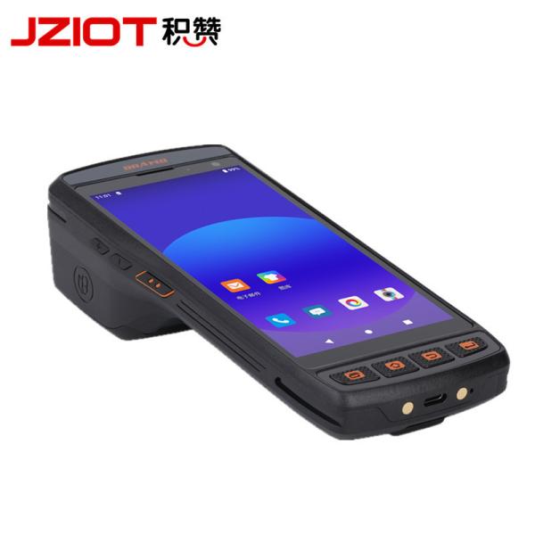 Quality Handheld Wireless Rugged Pda Android QR Code Barcode Scanner 4G LTE Wifi Thermal Printer for sale