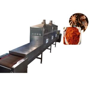 China Sliver White Food Sterilization Microwave Drying Machine wholesale