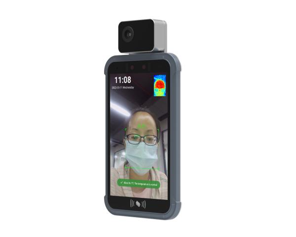 Quality OEM Smart Lock Body Temperature Detection System , 8 inch Face Recognition Security System for sale