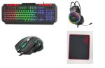 Comprehensive Gaming Peripheral Set Custom Keyboard 4-speed Adjustable 6D Mouse