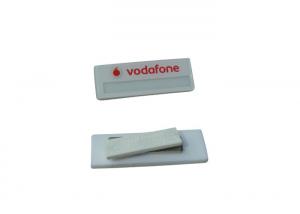 China Business Reusable Name Badges Plastic Acrylic Material Staff Badge Holders wholesale