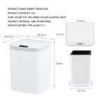 Fire Embedded Smart Trash Can Stainless Steel Smart Garbage Bin