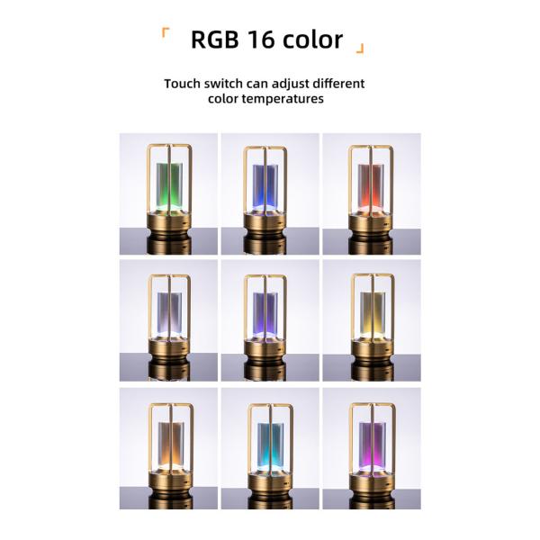 Cross Shaped Touch Led Light Tri Color Dimming With C Type Usb Interface
