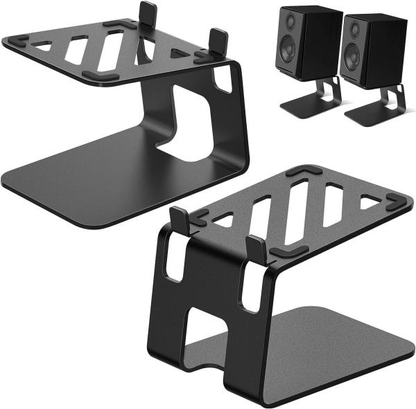 Quality Speaker Stands Bracket for Plating Desk Audio Stand Laptop Speaker Studio Monitor Riser for sale