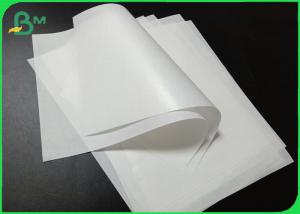 China 30g- 50g Food Grade White Kraft Paper Roll For Food Paper Bags Making wholesale