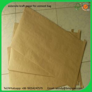 China BMPAPER 230gsm Wood Pulp Printed Virgin Kraft Liner Paper for cement bags wholesale