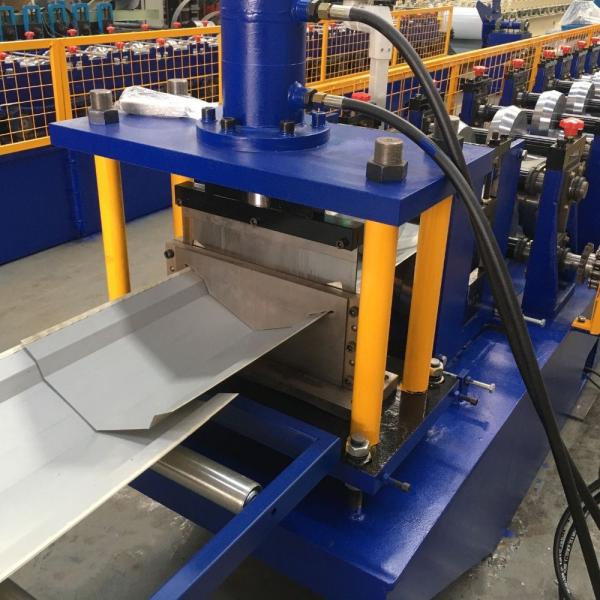 10m/Min Galvanized Steel Rain Catcher Gutter Downspout Machine