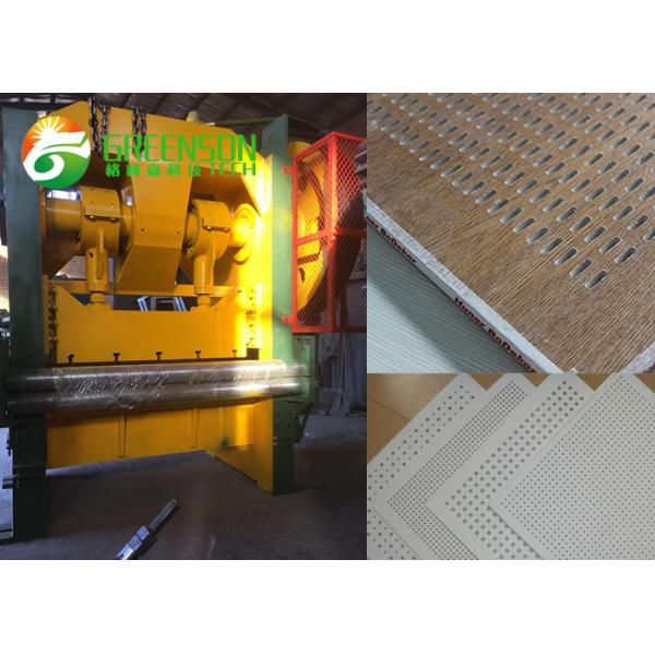 Automatic Sheet Perforation Machine For Gypsum Ceiling Tiles / Fiber Cement Board