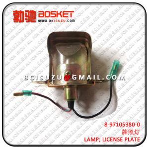 China ISUZU NKRNQR LICENSE PLATE LAMP 8971053800 8-97105380-0 wholesale