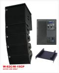 Single 10 Inch Active Line Array Speaker System Birch Plywood