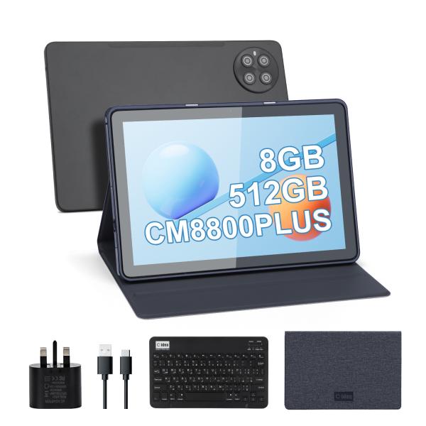 Quality C Idea 512GB Storage 5G WiFi Trouch Screen 10.1 Inch Tablet With SIM For School CM8800plus for sale