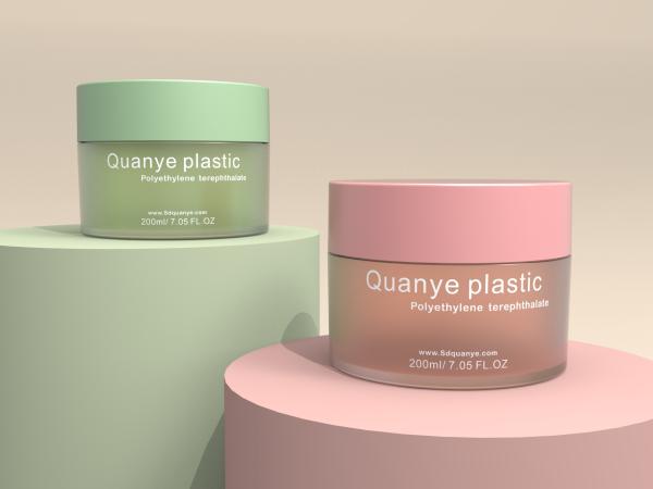 Quality Colorful Cylinder Jar Matted Printing Design With ABS Cap Plastic Material 100ml for sale